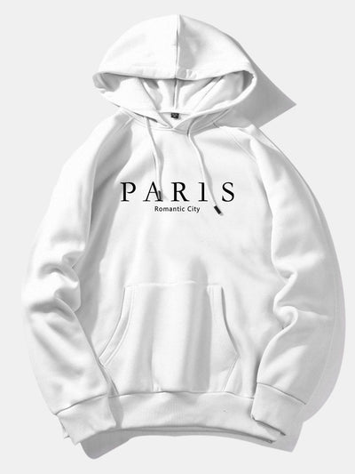 Dennis | Paris Slogan Print Hoodie