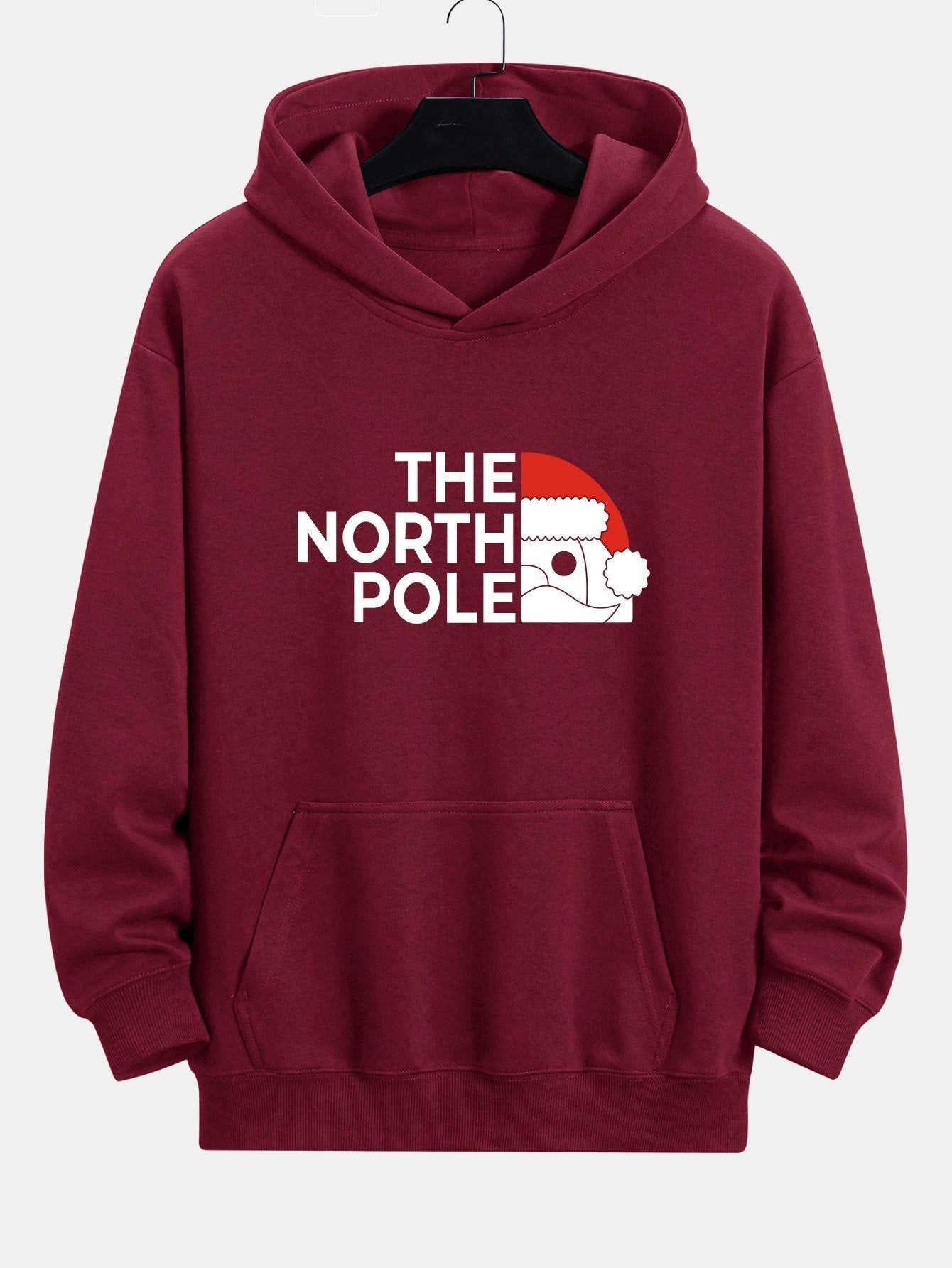 Nicholas | Santa Claus Slogan Print Relax Fit Hoodie