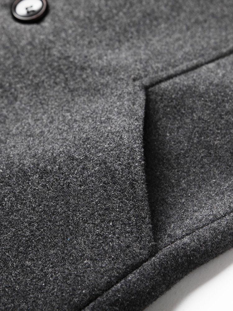Thane | Lapel Woolen Overcoat