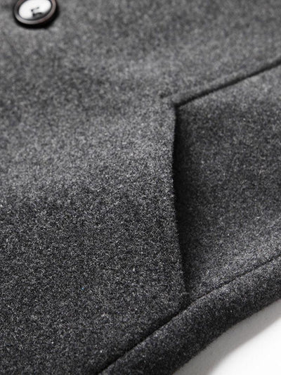 Thane | Lapel Woolen Overcoat