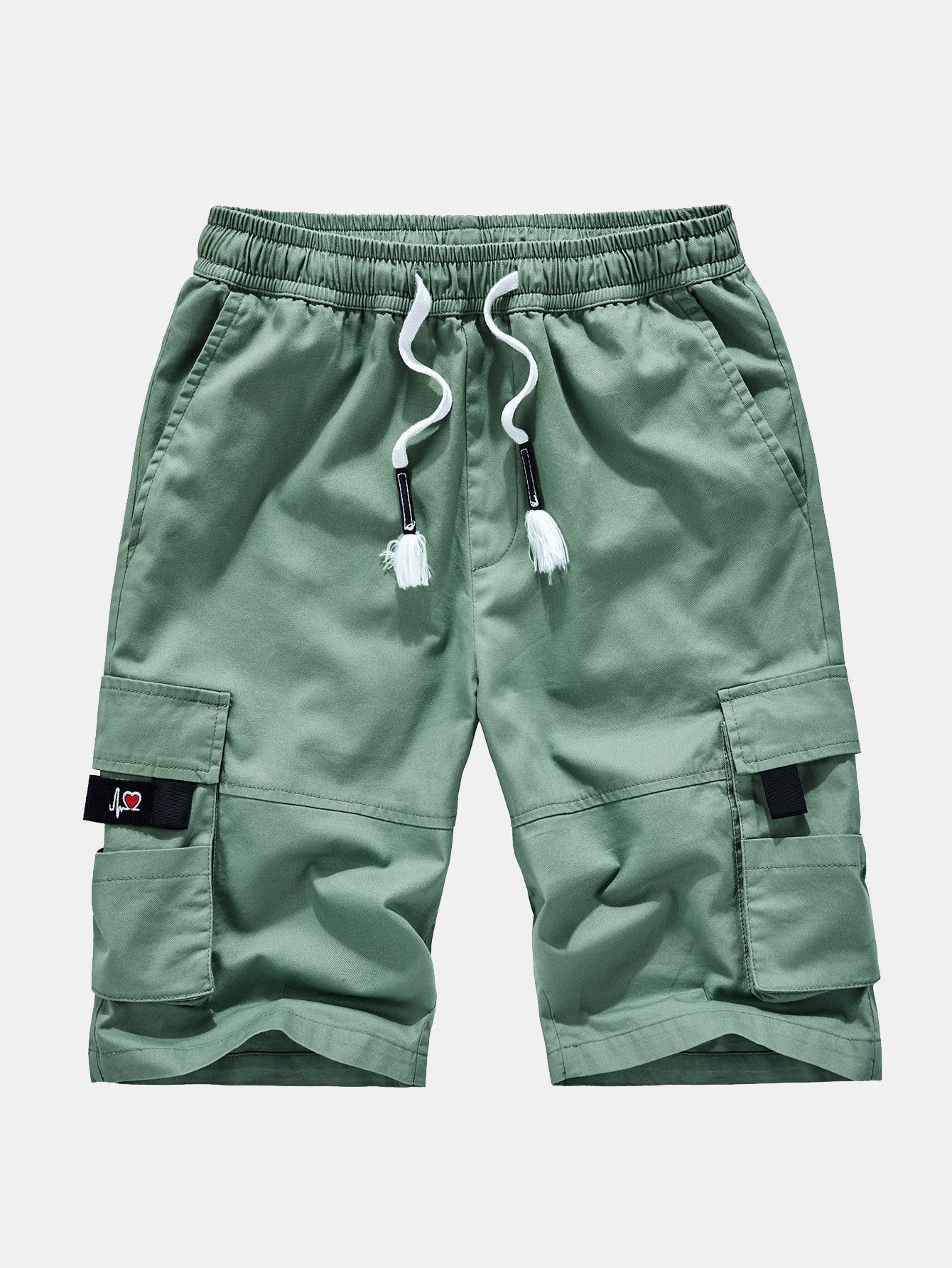 Erick | Drawstring Chino Cargo Shorts