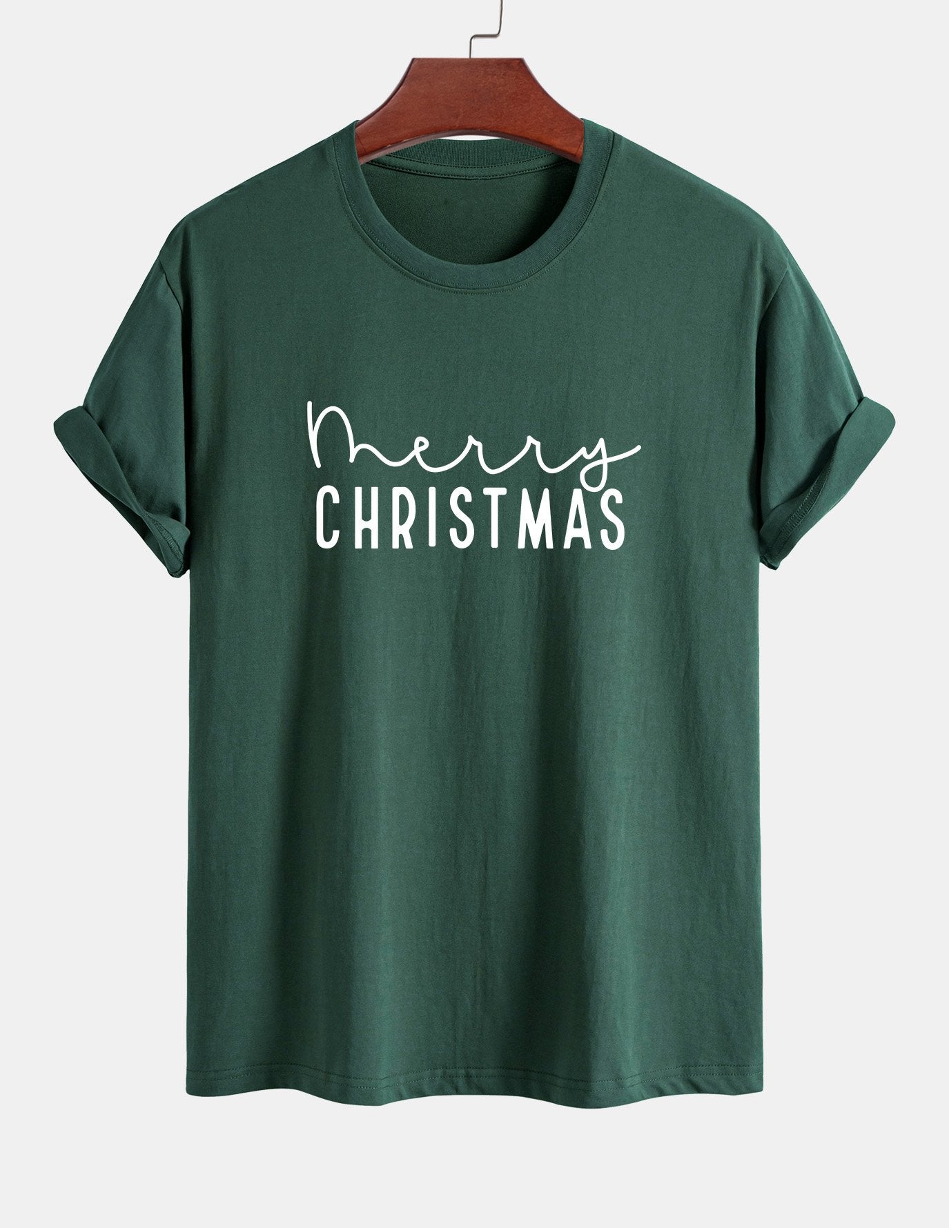 Adelmo® | Christmas Print Cotton T-Shirt