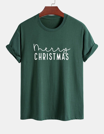 Adelmo® | Christmas Print Cotton T-Shirt