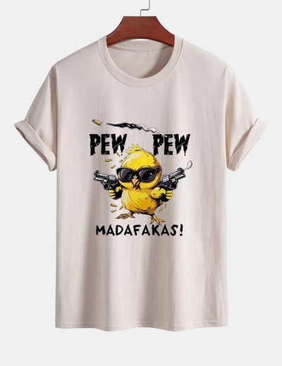 Servando® | Chicken Print Drop Shoulder Oversize T-Shirt