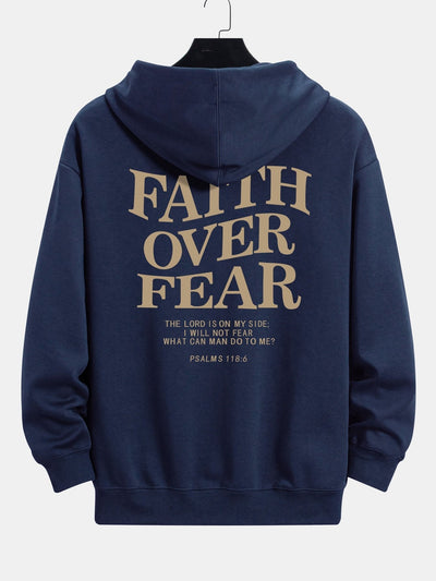 Maximus | Faith Over Fear Print Relax Fit Hoodie
