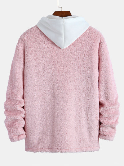 Esteban | Notched Lapel Teddy Coat