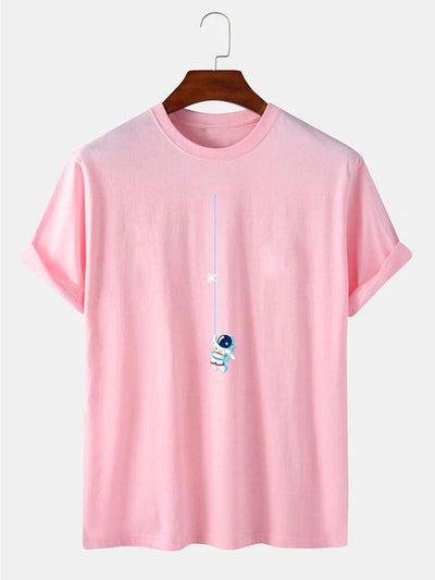 Allyn® | Astronaut On A String Print T-Shirt