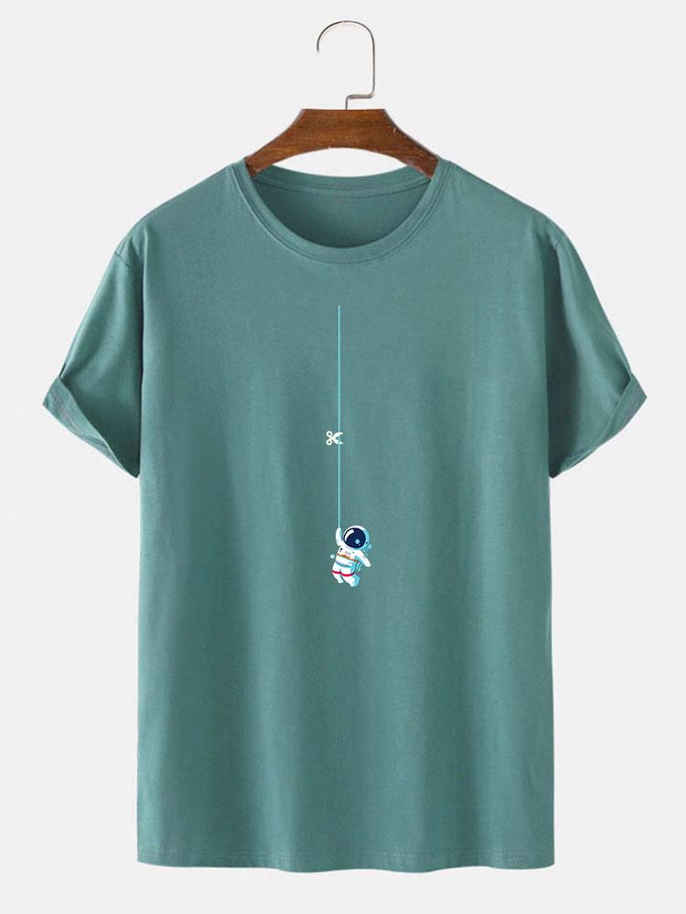 Allyn® | Astronaut On A String Print T-Shirt