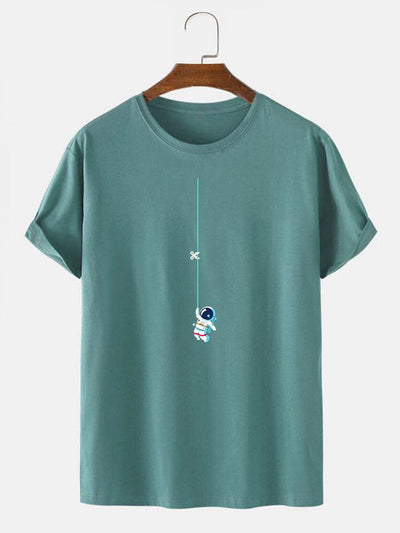 Allyn® | Astronaut On A String Print T-Shirt