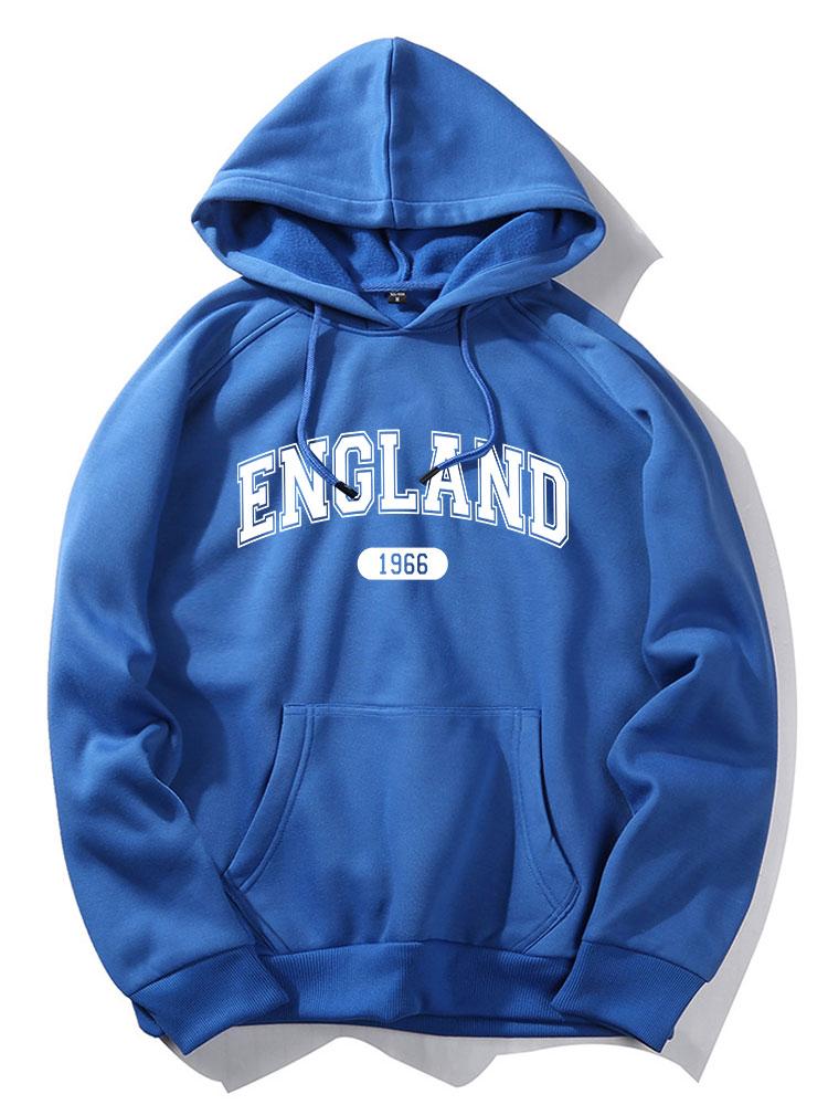 Ulric | England Letter Print Hoodie