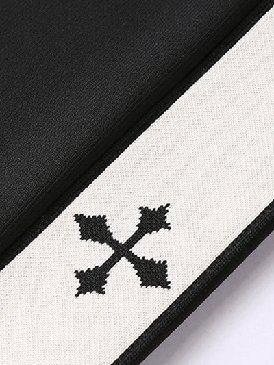 Bach® | Relax Fit Cross Side Stripe Straight Leg Pants