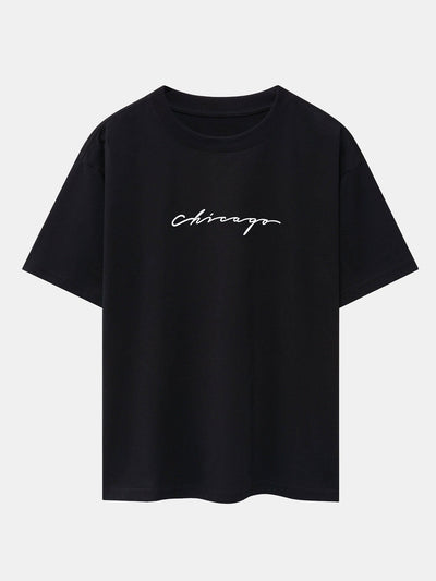 Zacarías® | Chicago Print Heavy Weight Oversize T-Shirt