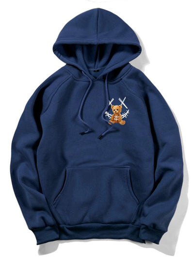 Casimir | Smiley Bear Back Print Hoodie
