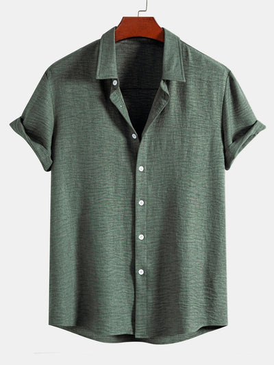 Andrei® | Textured Button Up Shirt