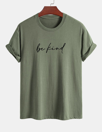 Tristán® | Be Kind Print Cotton T-Shirt