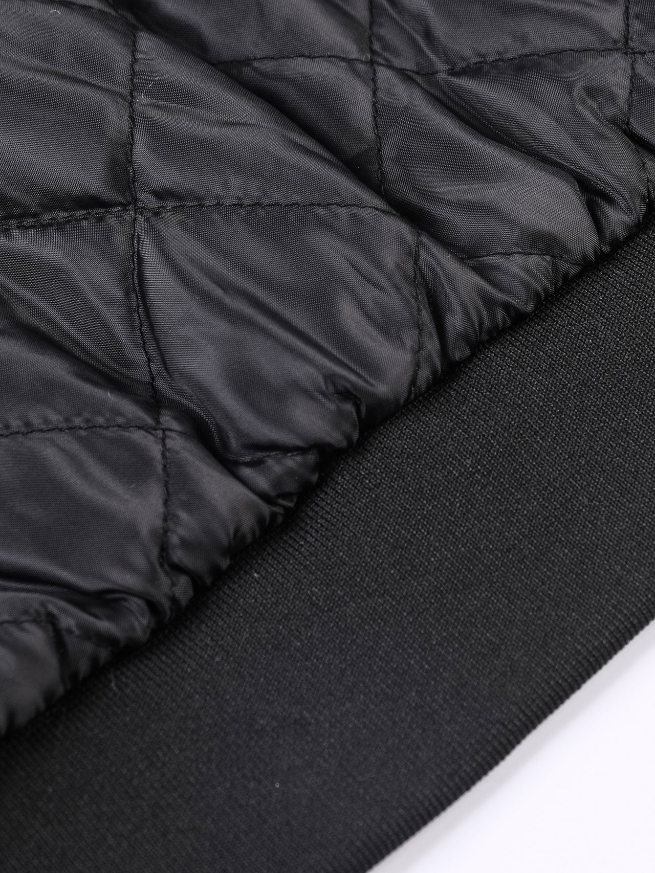 Javier | Quilted Lined Funnel Neck Bomber Jacket