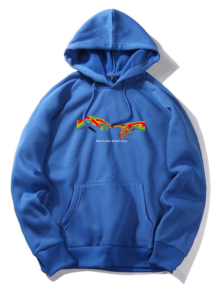 Augustus | Infrared Hand Print Hoodie