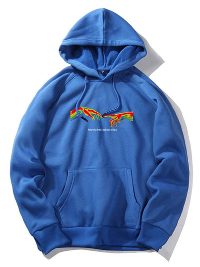 Augustus | Infrared Hand Print Hoodie