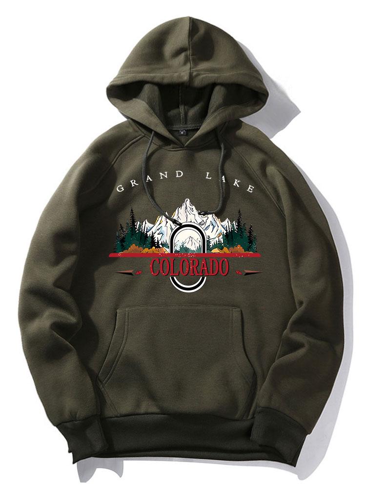 Alaric | Colorado Mountain Print Hoodie