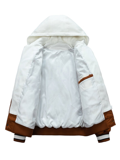 Marco | Quilted Hooded Baseball Jacket