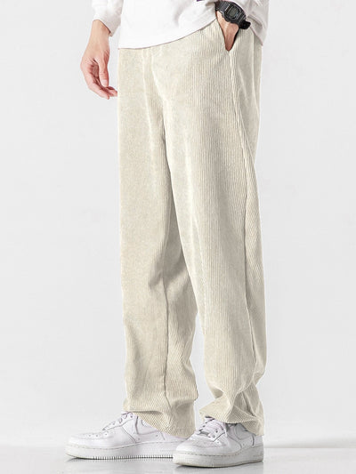 Eleuterio® | Straight Leg Corduroy Pants