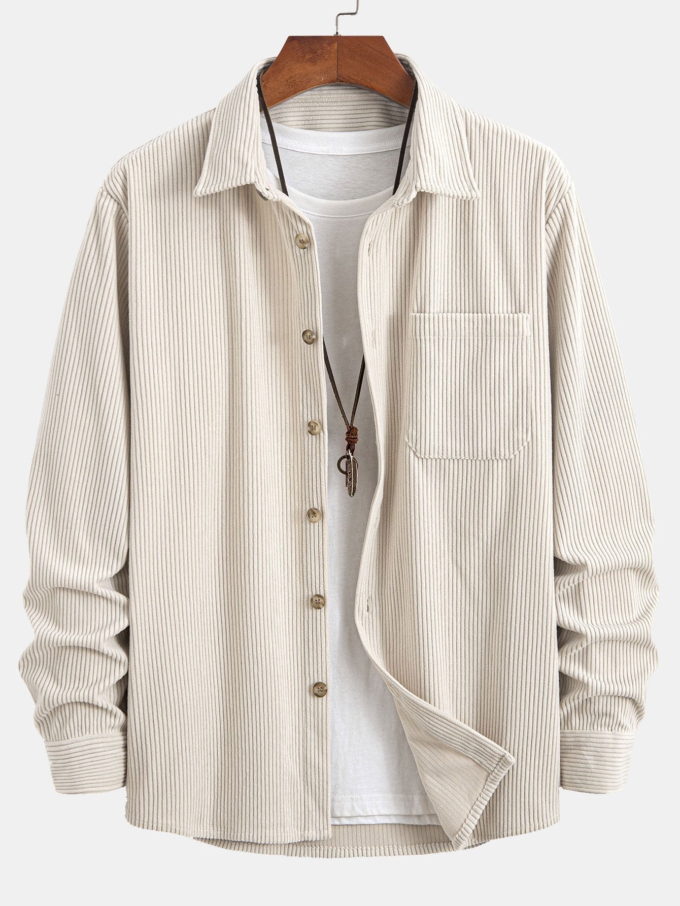 Agustín® | Corduroy Button Up Shirt