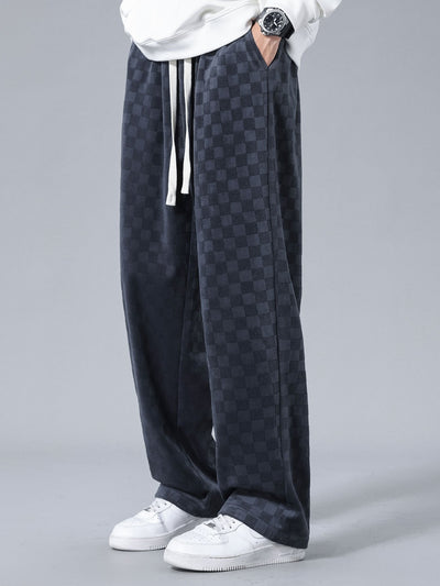 Emiliano® | Checkerboard Straight Leg Pants