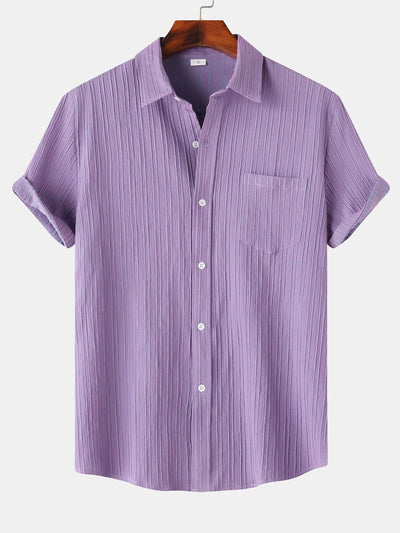 Yerai® | Textured Button Up Shirt