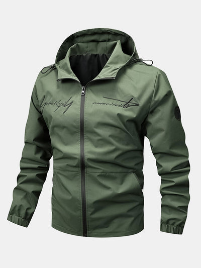 Andr��s | Zipper Hooded Jacket