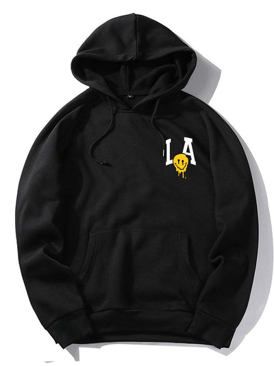 Quincy | LA Smiley Print Hoodie