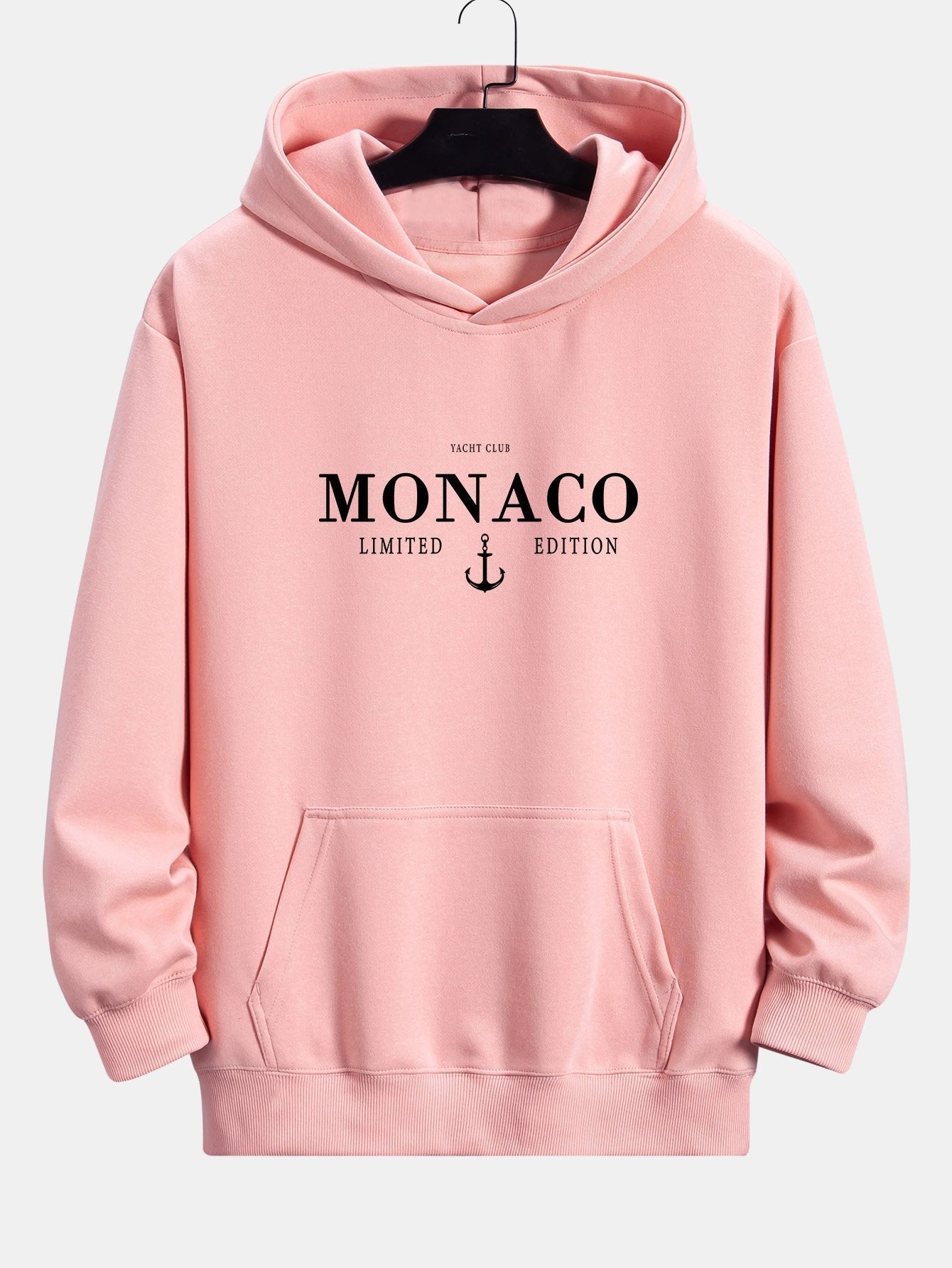 Keith | Monaco Slogan Print Relax Fit Hoodie