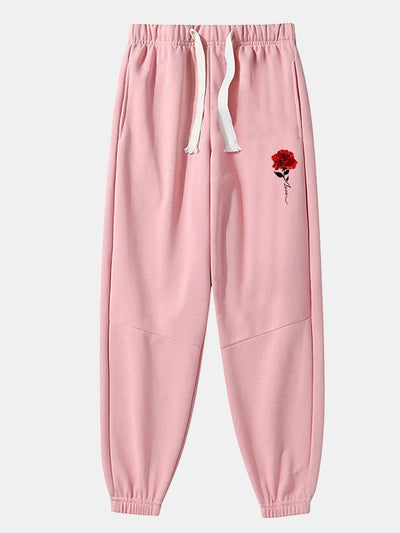 Baltsar® | Rose Print Cotton Blend Jogger Pants