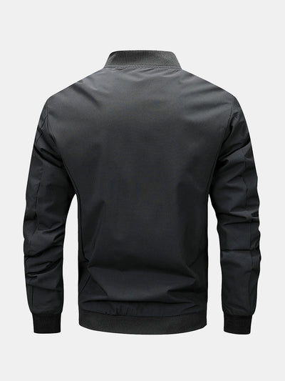 Leonardo | Slogan Zip Bomber Jacket