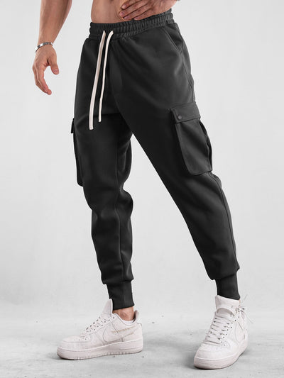 Erasmo® | Drawstring Cargo Jogger Pants
