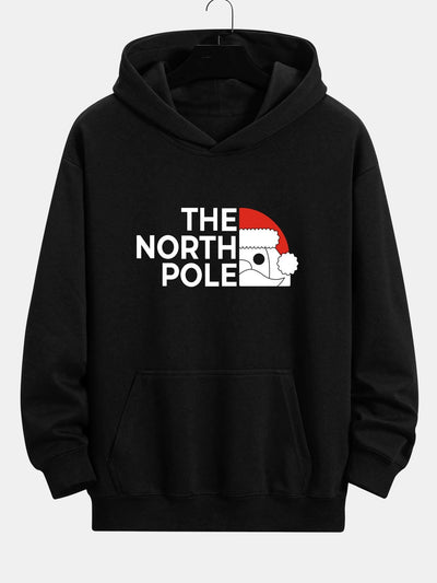 Nicholas | Santa Claus Slogan Print Relax Fit Hoodie