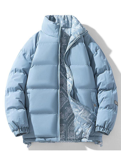 Darian | Reversible Paisley Puffer Coat