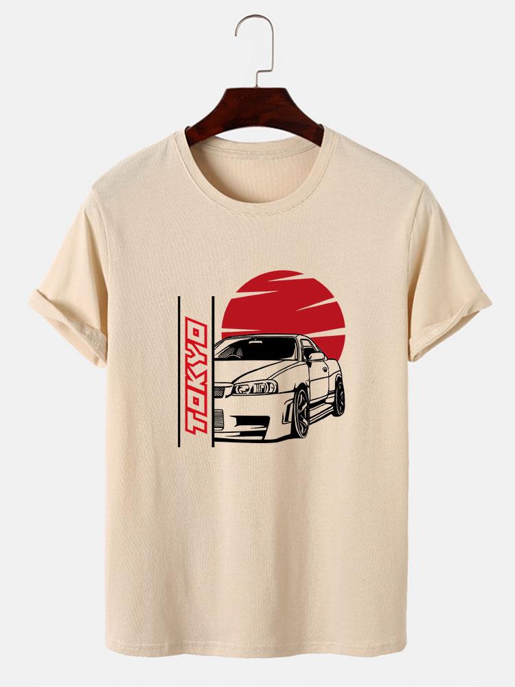 Hunter® | Tokyo Car Print T-Shirt