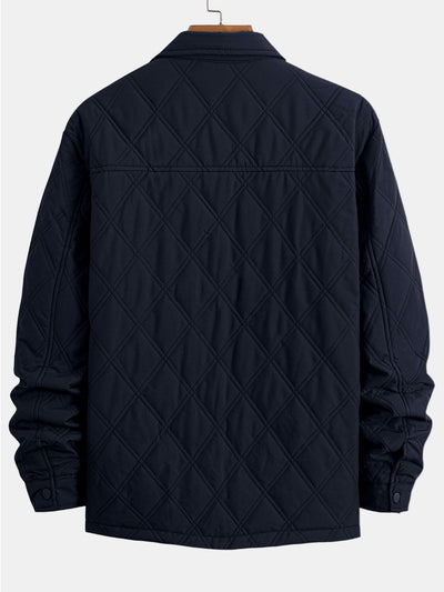 Manuel | Quilted Button Up Overshirt