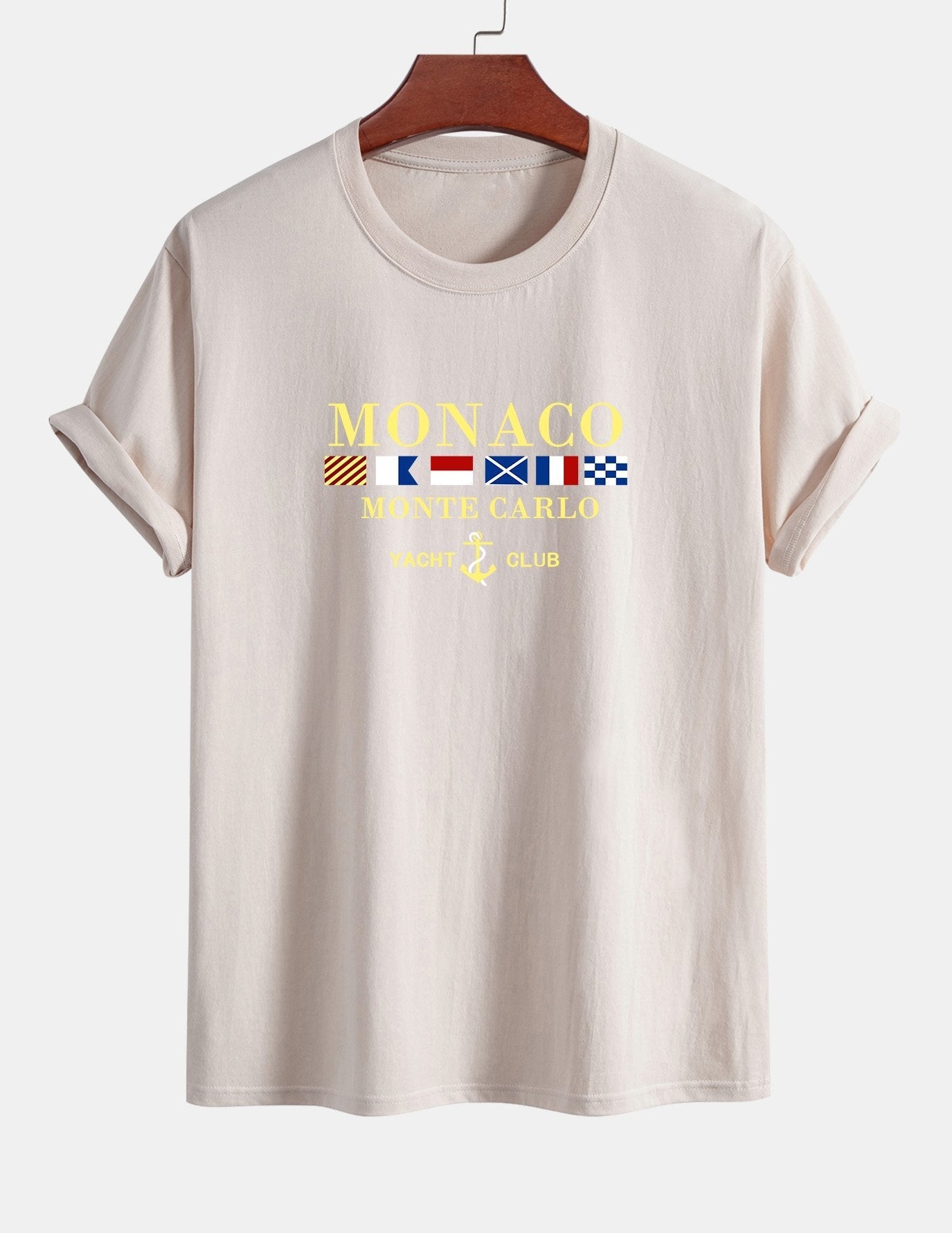 Arnaldo® | Monaco Slogan Print Cotton T-Shirt