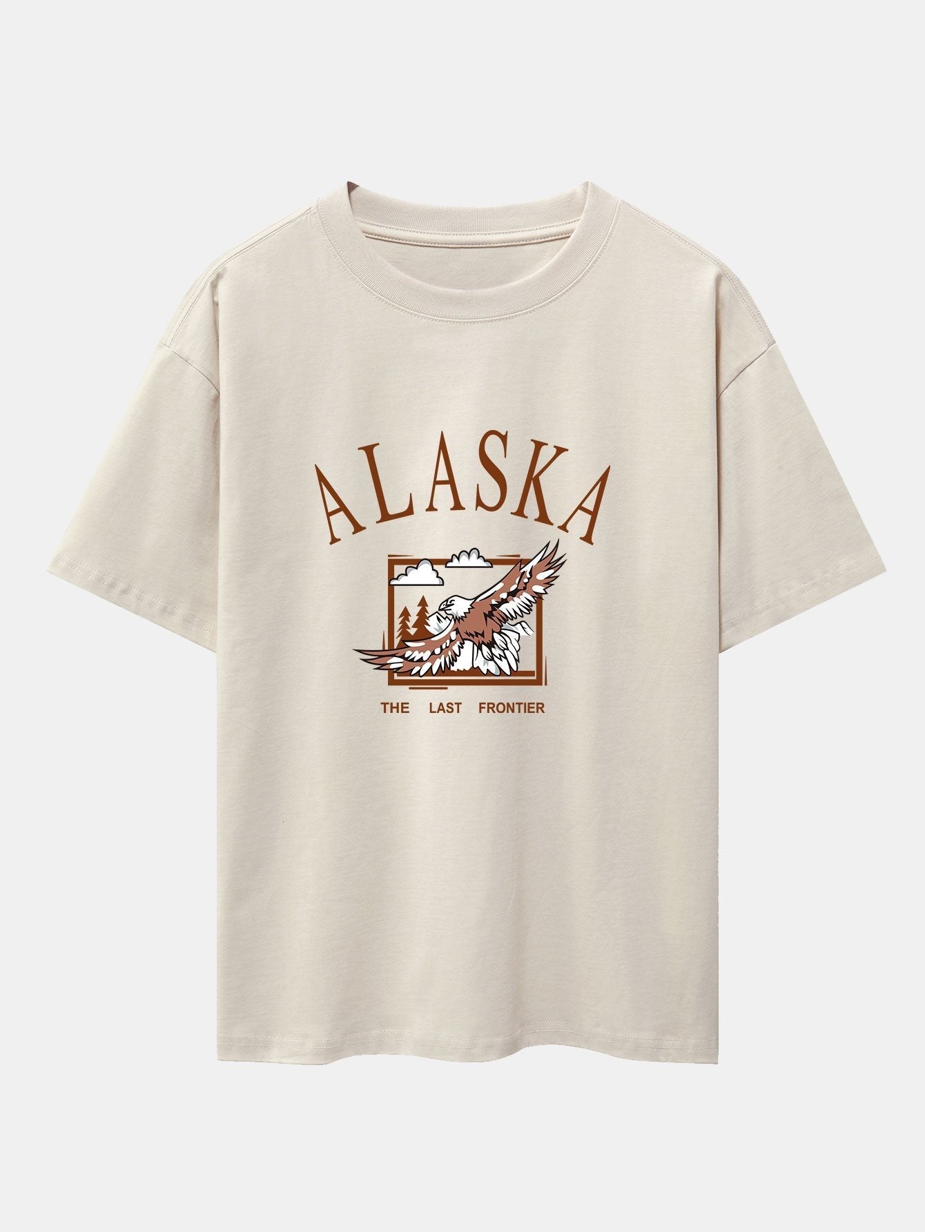 Teófimo® | Eagle Print Heavy Weight Oversize T-Shirt