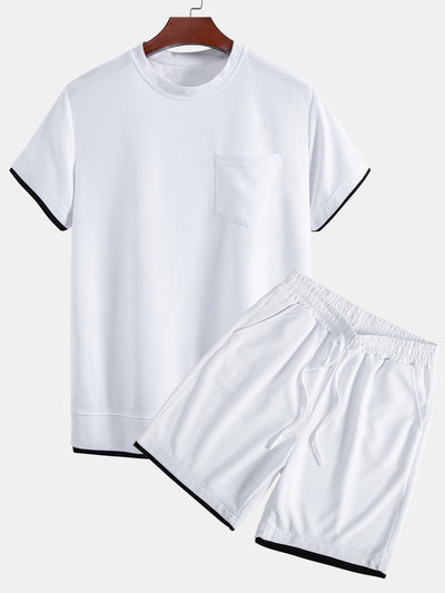 Adalgiso® | 2 In 1 Waffle T-Shirt & Shorts