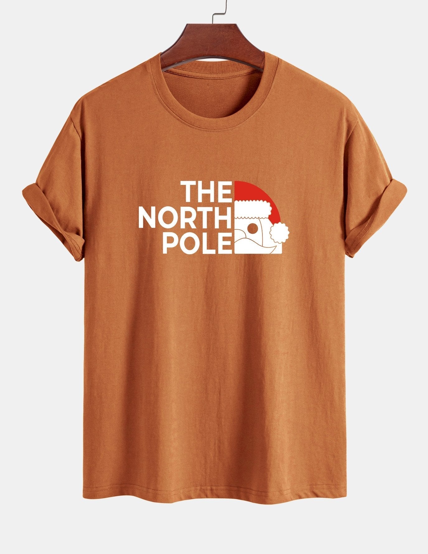 Alberto® | Santa Claus Slogan Print Cotton T-Shirt