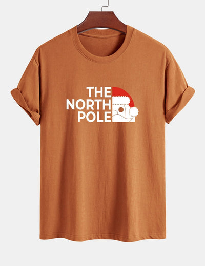 Alberto® | Santa Claus Slogan Print Cotton T-Shirt