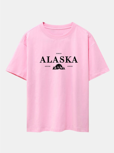 Enrique® | Slogan Print Drop Shoulder Oversize T-Shirt