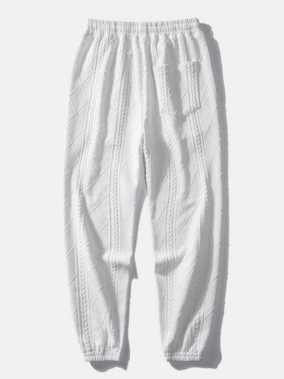 Azzedine® | Geometric Jacquard Jogger Pants