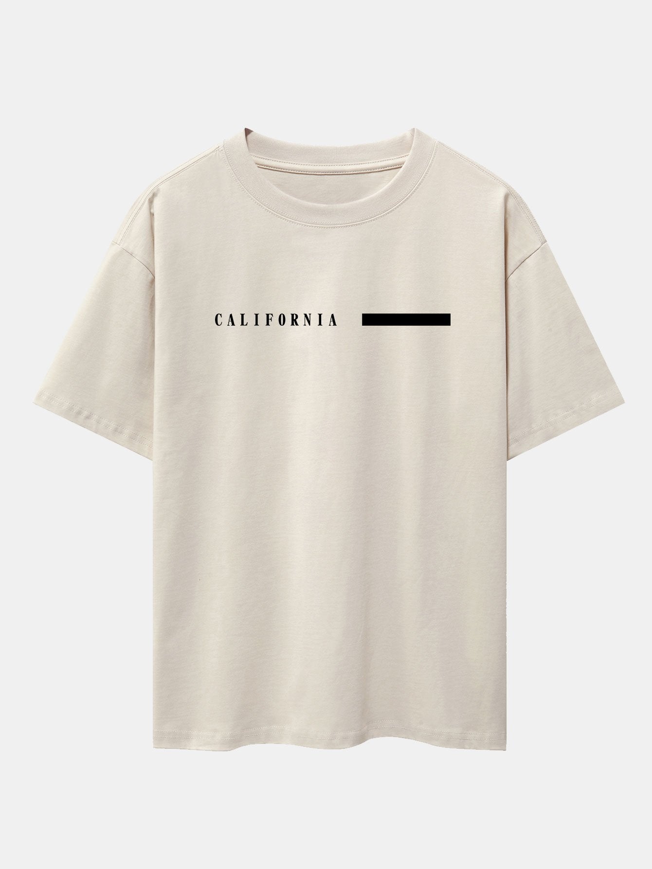 Camilo® | Slogan Print Drop Shoulder Oversize T-Shirt