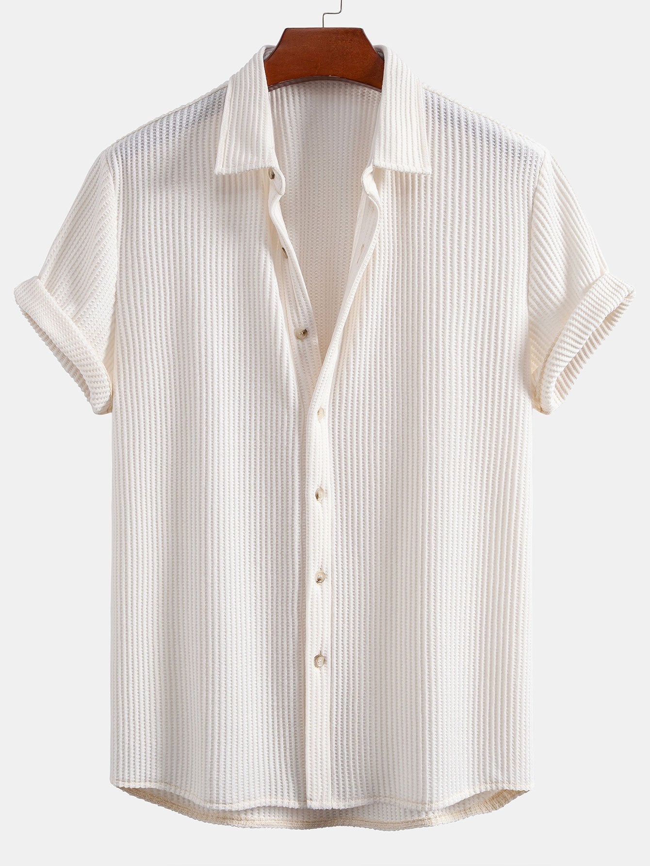 Zane® | Waffle Button Up Shirt