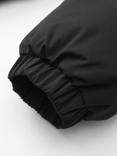 Caspian | Contrast Zip Up Hooded Puffer Coat