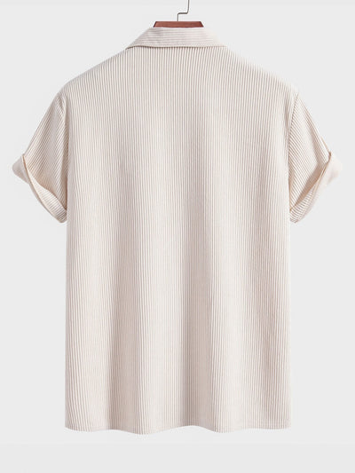 Atli® | Short Sleeve Corduroy Cuban Shirt