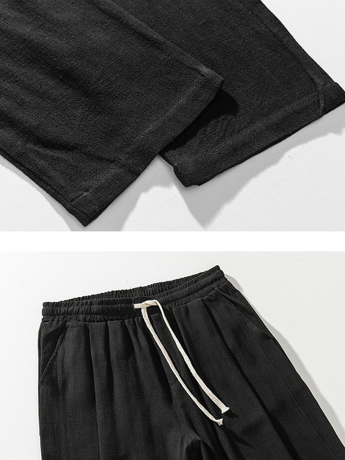 Timothy® | Relax Fit Linen And Cotton Blend Harem Pants